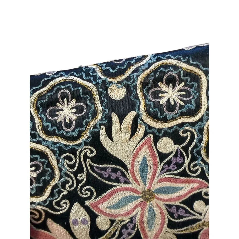1930s French Tapestry Pocketbook Wallet Clutch